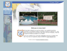 Tablet Screenshot of lionsgatenc.org